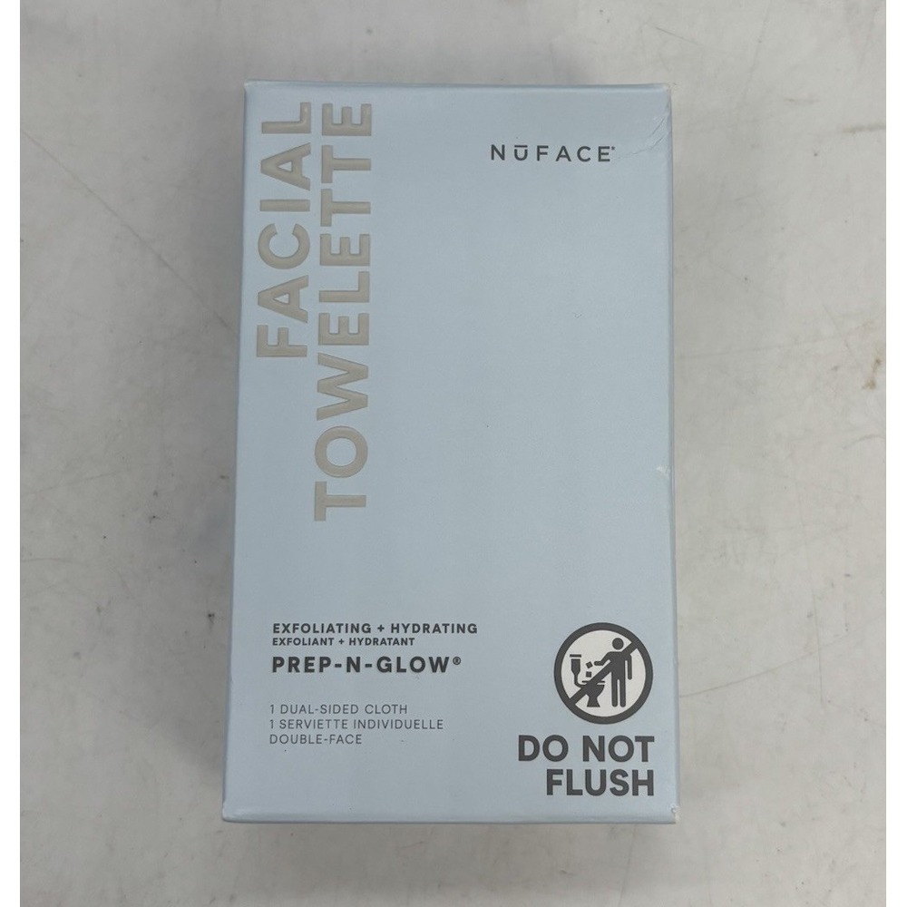 NuFACE Facial Towelette Prep-N-Glow Dual-Sided Cloth NEW SEALED